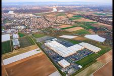 Company premises of Joseph Vögele AG in the district Rheingönheim in Ludwigshafen am Rhein in the state Rhineland-Palatinate, Germany