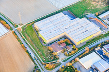 Industrial Park South with Frigo-Trans GmbH Mutterstadt and RWZ-Agrartechnik Mutterstadt and in Mutterstadt in the state Rhineland-Palatinate, Germany