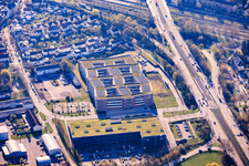 Dm-dialogicum (headquarters) and dmTECH GmbH in the district Durlach in Karlsruhe in the state Baden-Wuerttemberg, Germany