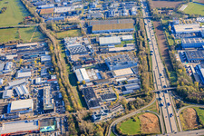 Am Storrenacker Industrial Park in the district Hagsfeld in Karlsruhe in the state Baden-Wuerttemberg, Germany