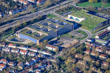 Dm-dialogicum (headquarters) and dmTECH GmbH in the district Durlach in Karlsruhe in the state Baden-Wuerttemberg, Germany