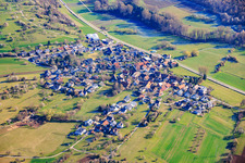 From the southwest in the district Dietenhausen in Keltern in the state Baden-Wuerttemberg, Germany