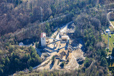 Quarry Keltern of Natursteinwerke im Nordschwarzwald GmbH & Co.KG in the district Dietlingen in Keltern in the state Baden-Wuerttemberg, Germany