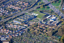 Dm-dialogicum (headquarters) and dmTECH GmbH in the district Durlach in Karlsruhe in the state Baden-Wuerttemberg, Germany