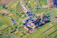 Golf course Golfpark Karlsruhe - GOLF absolute at the riding stable Gut Batzenhof in the district Hohenwettersbach in Karlsruhe in the state Baden-Wuerttemberg, Germany