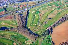 Golf course Golfpark Karlsruhe - GOLF absolute at Gut Batzenhof in the district Hohenwettersbach in Karlsruhe in the state Baden-Wuerttemberg, Germany