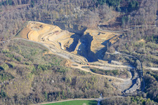 Quarry Keltern of Natursteinwerke im Nordschwarzwald GmbH & Co.KG in the district Dietlingen in Keltern in the state Baden-Wuerttemberg, Germany