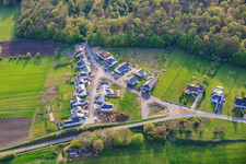 New development area Rue des Chênes at Étang de Metzing in Metzing in the state Moselle, France