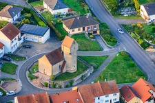 Very old fortified chapel dating from 796 in the district of Heckenransbach in Ernestviller in the state Moselle, France