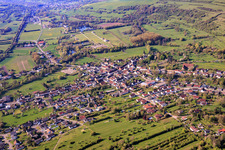 From the northeast in the district Reinheim in Gersheim in the state Saarland, Germany