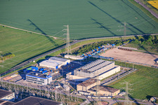Hall for the storage of Castor containers of BGZ Gesellschaft für Zwischenlagerung mbH, location Philippsburg in Philippsburg in the state Baden-Wuerttemberg, Germany