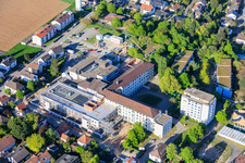 Construction site for the expansion of the Asklepios Südpfalz Clinic Kandel in Kandel in the state Rhineland-Palatinate, Germany