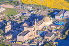 Decommissioned nuclear power plant of EnBW Kernkraft GmbH (EnKK), Philippsburg in Philippsburg in the state Baden-Wuerttemberg, Germany