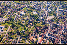 Old town with market and hunting lodge Bad Rodach in Bad Rodach in the state Bavaria, Germany