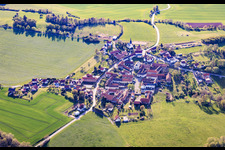 From the west in Gertewitz in the state Thuringia, Germany