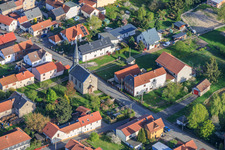 Village church in Peuschen in the state Thuringia, Germany