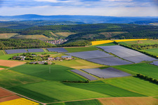 Solar park Ramsthal at Zehntfreyhof in Ramsthal in the state Bavaria, Germany