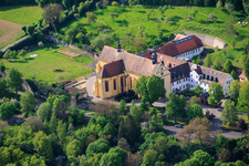 Former monastery church, Old Town in Hammelburg in the state Bavaria, Germany