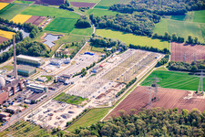 Substation Grafenrheinfeld in Grafenrheinfeld in the state Bavaria, Germany