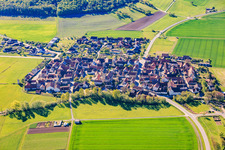 From the northwest in the district Ostheim in Hofheim in Unterfranken in the state Bavaria, Germany