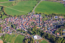 From the southeast in Veilsdorf in the state Thuringia, Germany