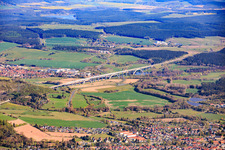Ilmtal Bridge for the ICE in the district Langewiesen in Ilmenau in the state Thuringia, Germany