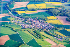 From the north in the district Döringstadt in Ebensfeld in the state Bavaria, Germany