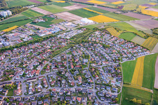 From the northeast in Zeil am Main in the state Bavaria, Germany