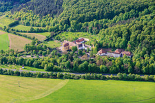 Bavarian Music Academy Hammelburg and Former Monastery Church Old Town in Hammelburg in the state Bavaria, Germany