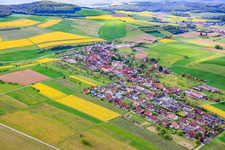 From the northwest in the district Weyersfeld in Karsbach in the state Bavaria, Germany