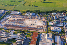 Landau East industrial area with the demolition site of the former Ronal GmbH site (formerly Alcan Aluminium-Presswerk Pfalz GmbH), which has been closed since 2005. in Landau in der Pfalz in the state Rhineland-Palatinate, Germany