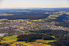 From the north in the district Sulgen in Schramberg in the state Baden-Wuerttemberg, Germany