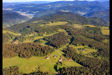 Moosenmättle with Bergstüble and Hinterer Liefersbergerhof in the district Diesenhof in Lauterbach in the state Baden-Wuerttemberg, Germany