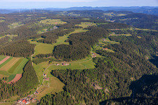 Ramstein district from the southeast in the district Tennenbronn in Schramberg in the state Baden-Wuerttemberg, Germany