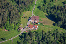 Schwartwaldhof in the Ramstein district from the southeast in the district Tennenbronn in Schramberg in the state Baden-Wuerttemberg, Germany