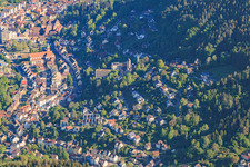 Schillerstraße from the south in Schramberg in the state Baden-Wuerttemberg, Germany