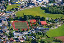 District sports hall, SV Sulgen artificial turf pitch, around school and vocational school center, commercial schools in the district Sulgen in Schramberg in the state Baden-Wuerttemberg, Germany