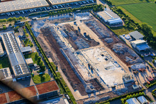 Landau East industrial area with the demolition site of the former Ronal GmbH site (formerly Alcan Aluminium-Presswerk Pfalz GmbH), which has been closed since 2005. in Landau in der Pfalz in the state Rhineland-Palatinate, Germany