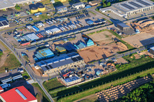 Expansion of the interpark industrial area in Niedersand in Offenbach an der Queich in the state Rhineland-Palatinate, Germany