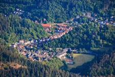 From the south in Schiltach in the state Baden-Wuerttemberg, Germany