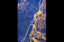 Talstraße at Reichenbach with Heizmershof in the district Reichenbach in Hornberg in the state Baden-Wuerttemberg, Germany