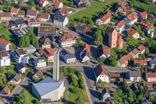 St. Lawrence Church, Old St. Lawrence Church and Orthopedic Clinic Schramberg-Sulgen in the district Sulgen in Schramberg in the state Baden-Wuerttemberg, Germany