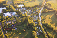 Camping resort Rülzheim in Rülzheim in the state Rhineland-Palatinate, Germany