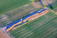 Earth excavation from the second drilling site on the Trappelberg of Vulcan Energy's Lionheart project for the future climate-neutral heat supply of the city of Landau, as well as lithium extraction and electricity production through an ORC plant. in Rohrbach in the state Rhineland-Palatinate, Germany