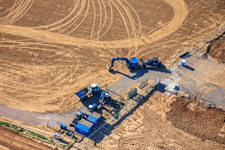 Industrial park D12 with construction site for geothermal power plant and substation by Vulcan in Landau in der Pfalz in the state Rhineland-Palatinate, Germany