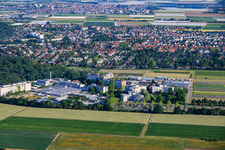 BASF Agricultural Center from the south in Limburgerhof in the state Rhineland-Palatinate, Germany