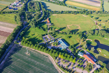 Golfpark Kurpfalz from the northeast in Schifferstadt in the state Rhineland-Palatinate, Germany