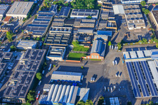 Old turtle factory from the northeast in the district Neckarau in Mannheim in the state Baden-Wuerttemberg, Germany