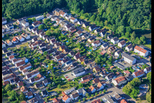 Garden City settlement from the northeast in Kandel in the state Rhineland-Palatinate, Germany