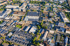 METRO Mannheim and Old Turtle Factory of Osten in the district Neckarau in Mannheim in the state Baden-Wuerttemberg, Germany